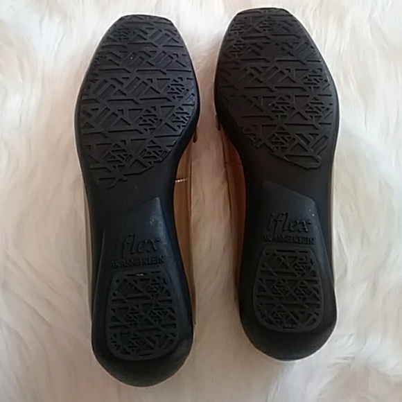 Anne Klein iflex Gold Loafers - Picture 2 of 6